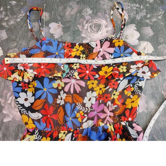 House of Harlow 1960 x Revolve Mariam Mini Dress A-Line Floral Multi Womens XS - Picture 7 of 8